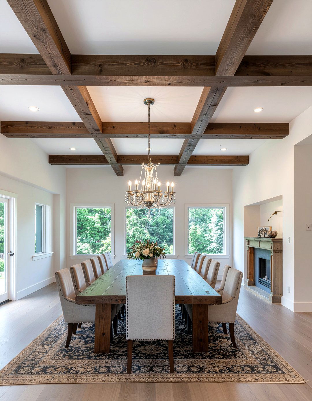 Exposed Ceiling Beam - 30 Mexican dining room ideas