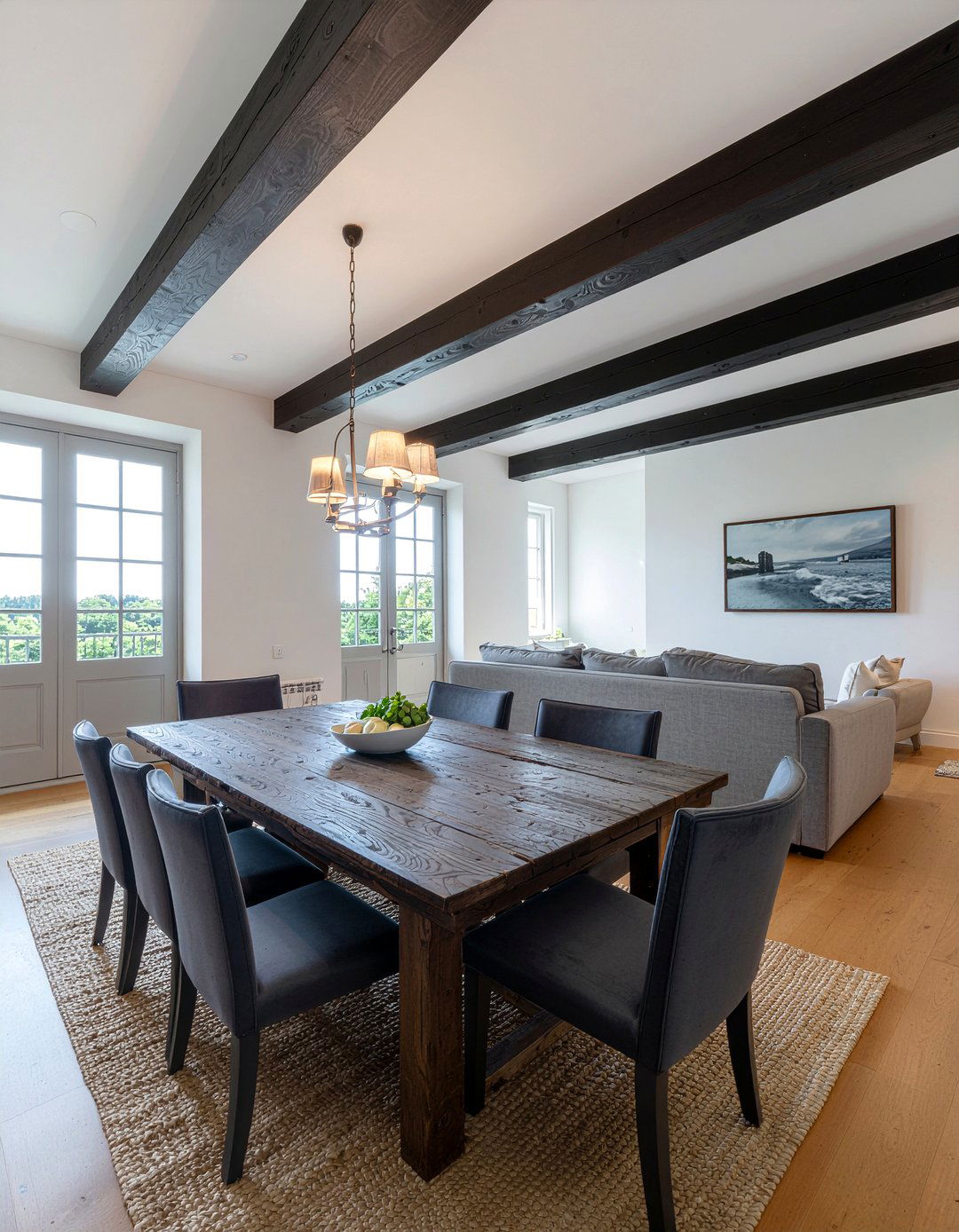 Exposed Ceiling Beams - 30 French country dining room ideas