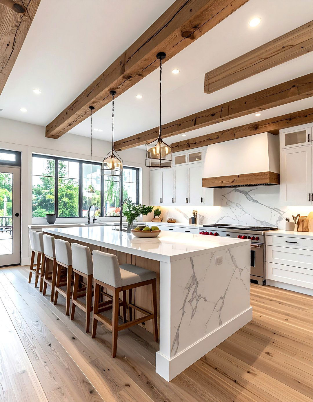 Exposed Ceiling Beams - 30 Cape Cod kitchen ideas