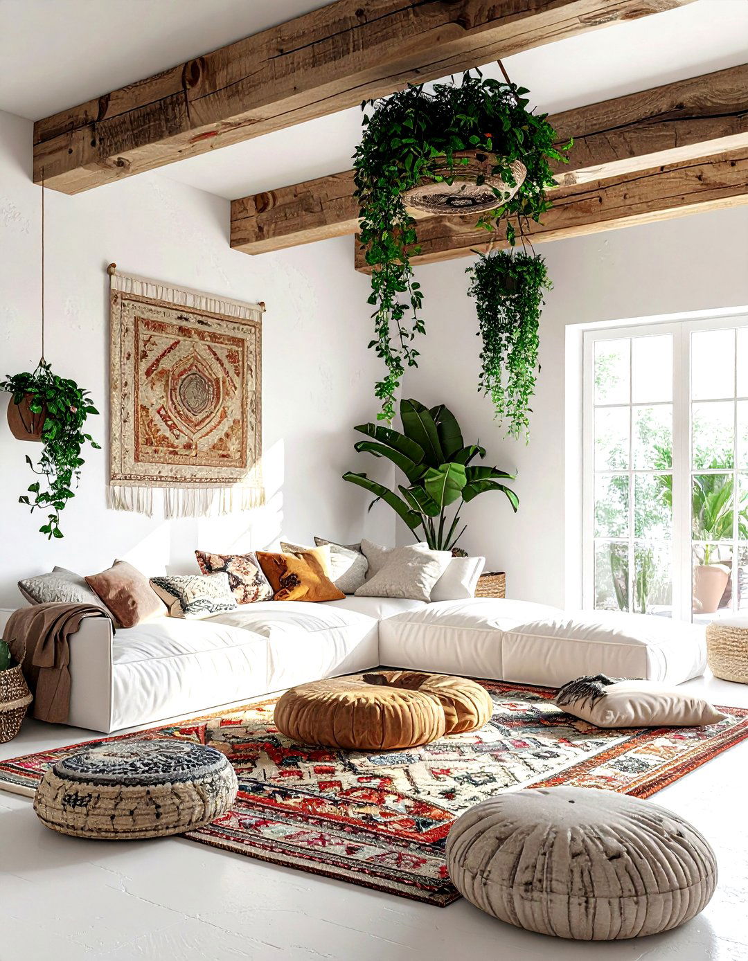 Exposed Rafter Ceiling - 30 living room trusses ideas