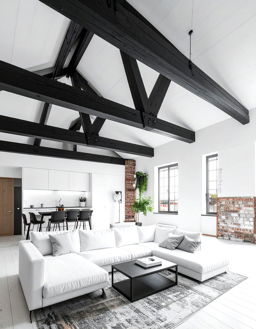 Exposed Rafters - 30 living room ceiling designs