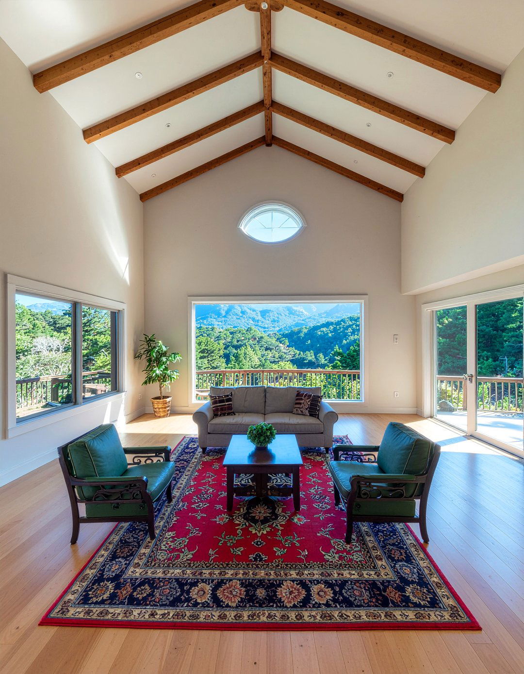 Exposed Wood Beams - 30 living room architectural details