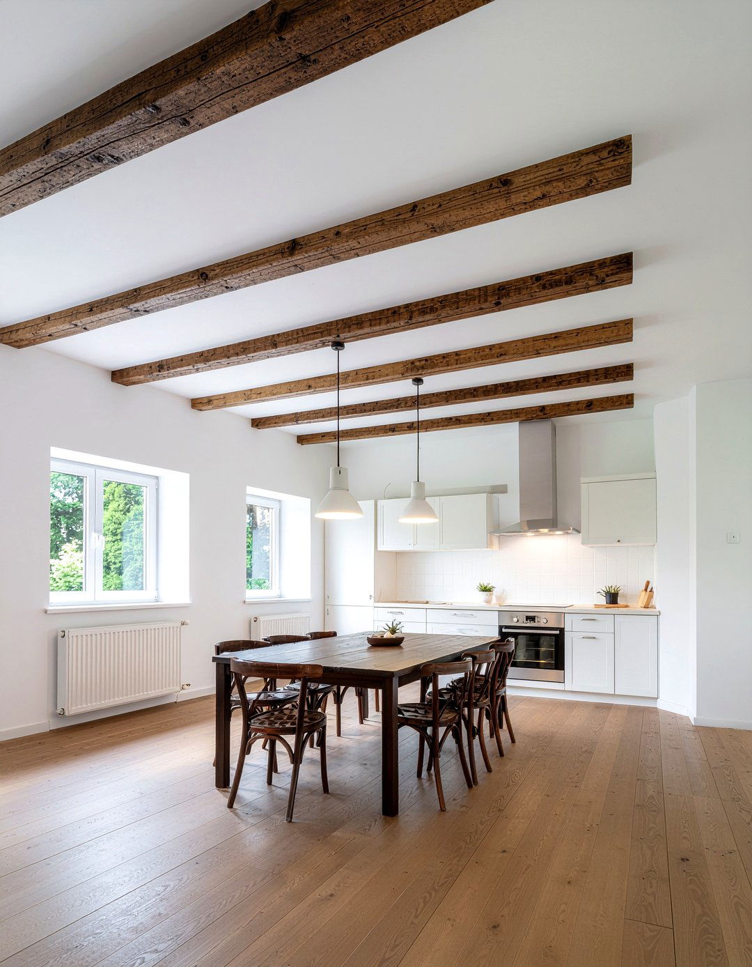 Exposed Wood Beams - 30 English cottage kitchen ideas