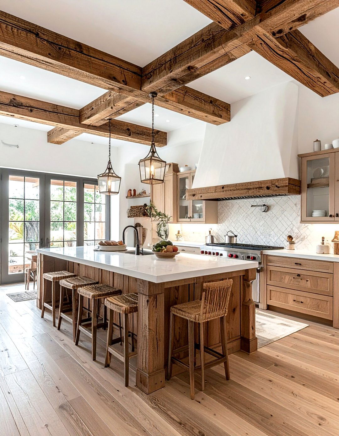 Exposed Wood Ceiling Beams - 30 Southwestern kitchen ideas