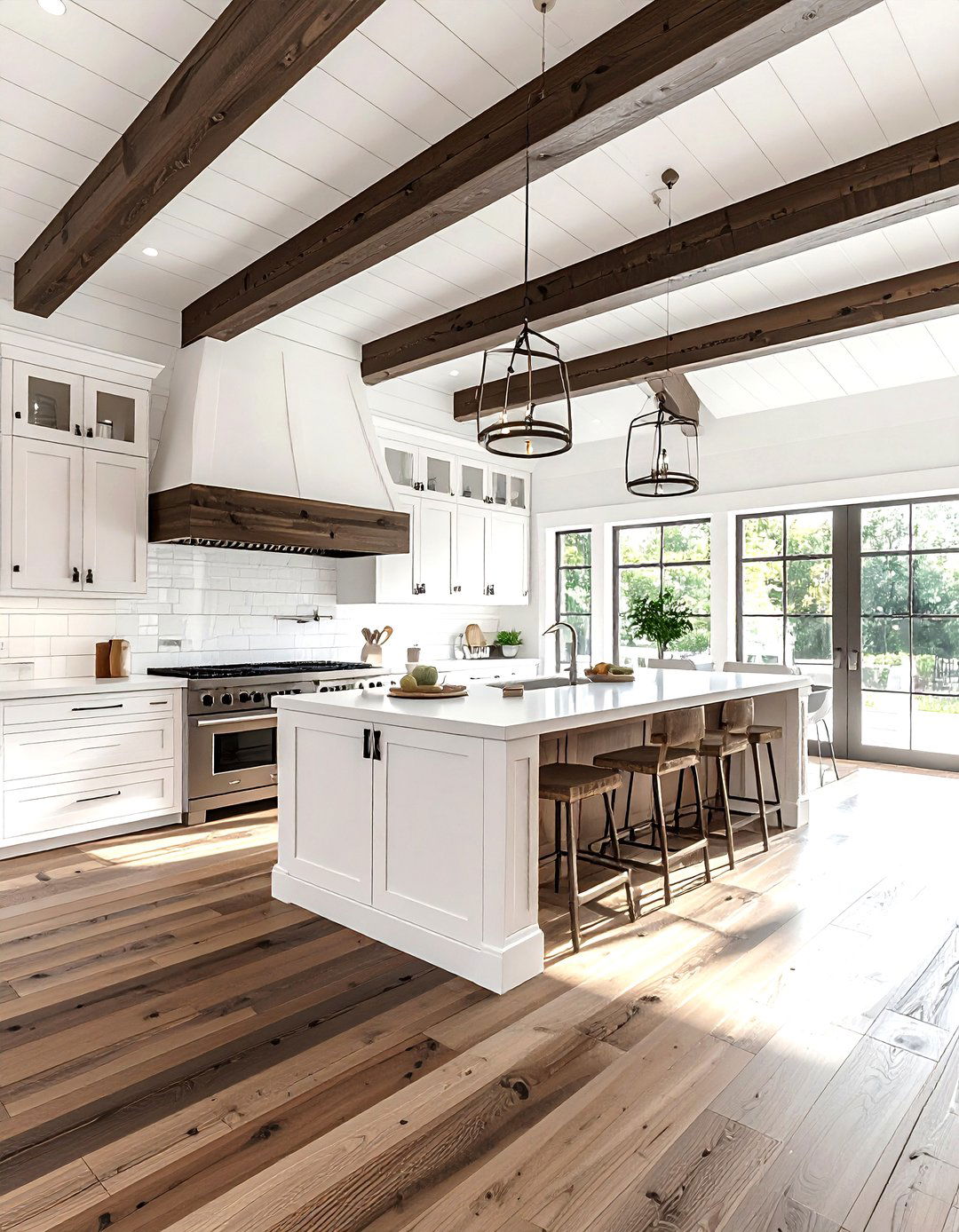 Exposed beam tongue and groove kitchen - 30 kitchen tongue and groove ceiling ideas