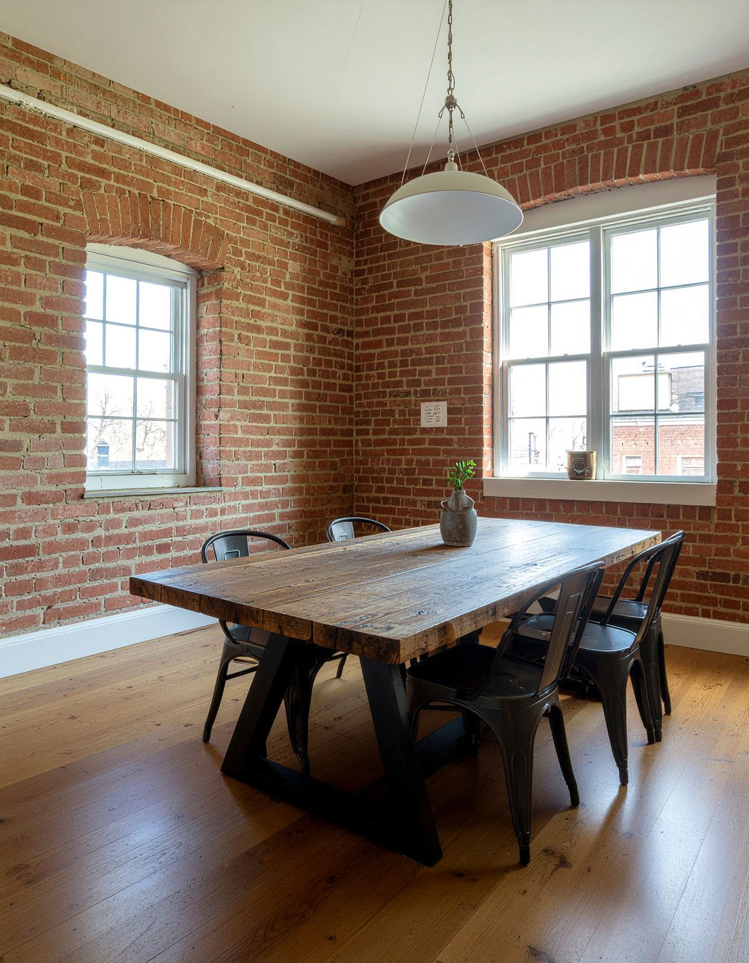 Exposed brick dining room - 30 New Orleans dining room ideas