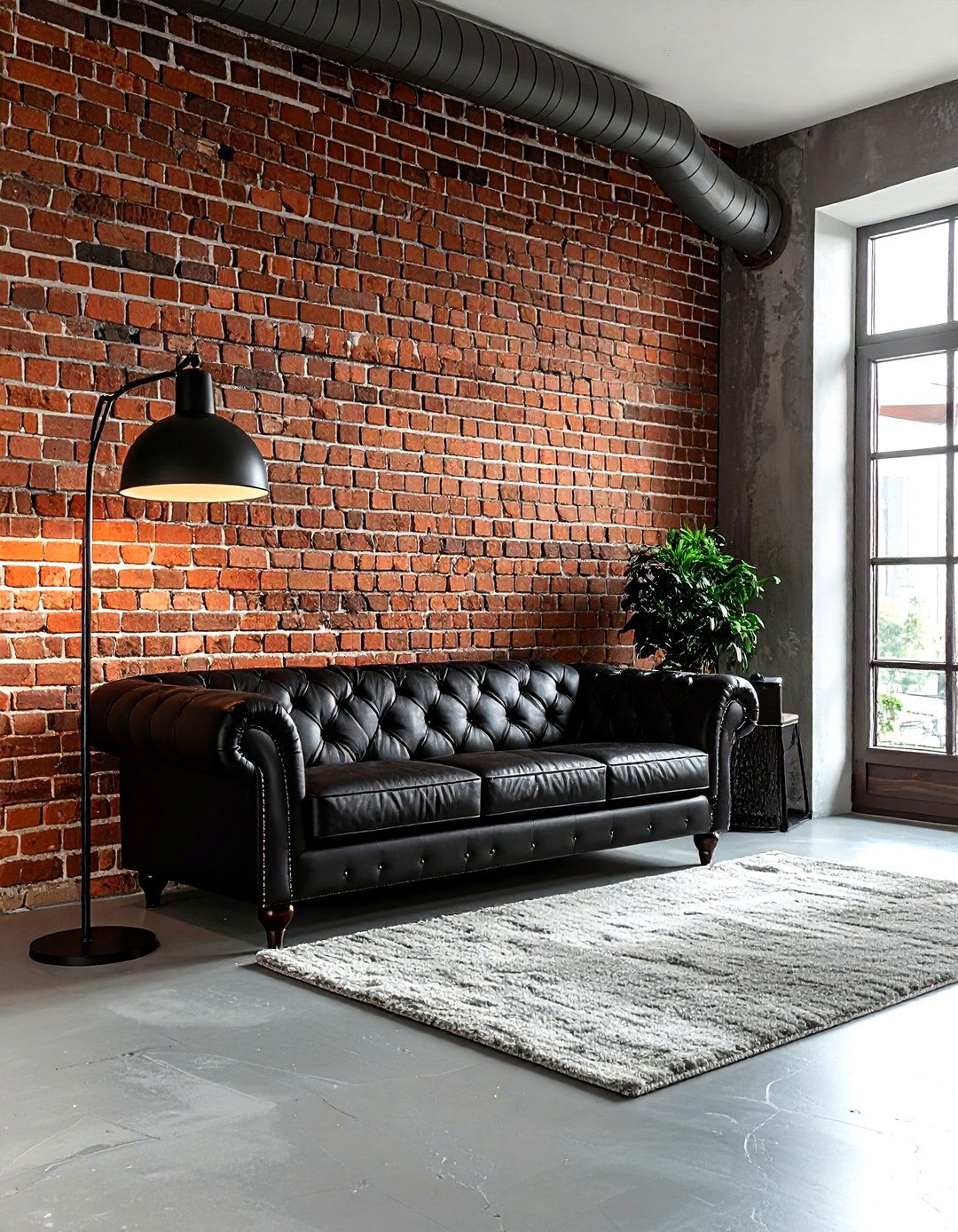 Exposed brick interior - 30 creative decor ideas