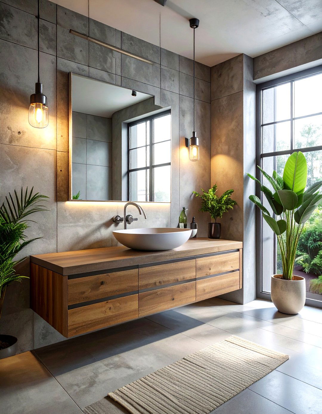 Exposed plumbing sink - 30 small powder room ideas