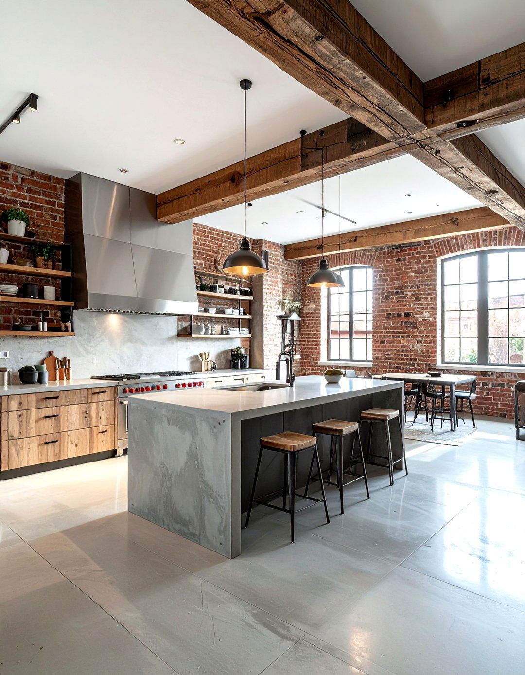 Exposed structural kitchen beams - 30 kitchen beamed ceiling ideas