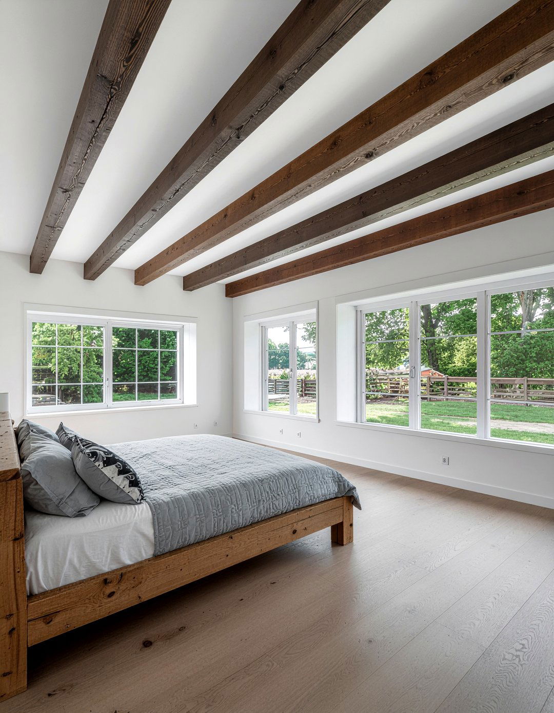 Exposed wood beams - 30 earthy bedroom ideas