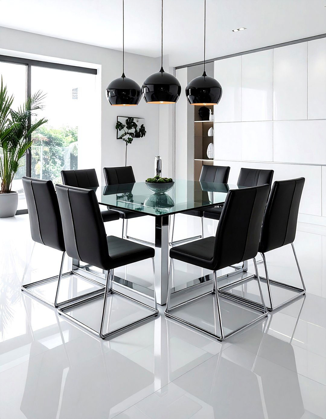 Extendable glass dining table - 30 glass dining table ideas
