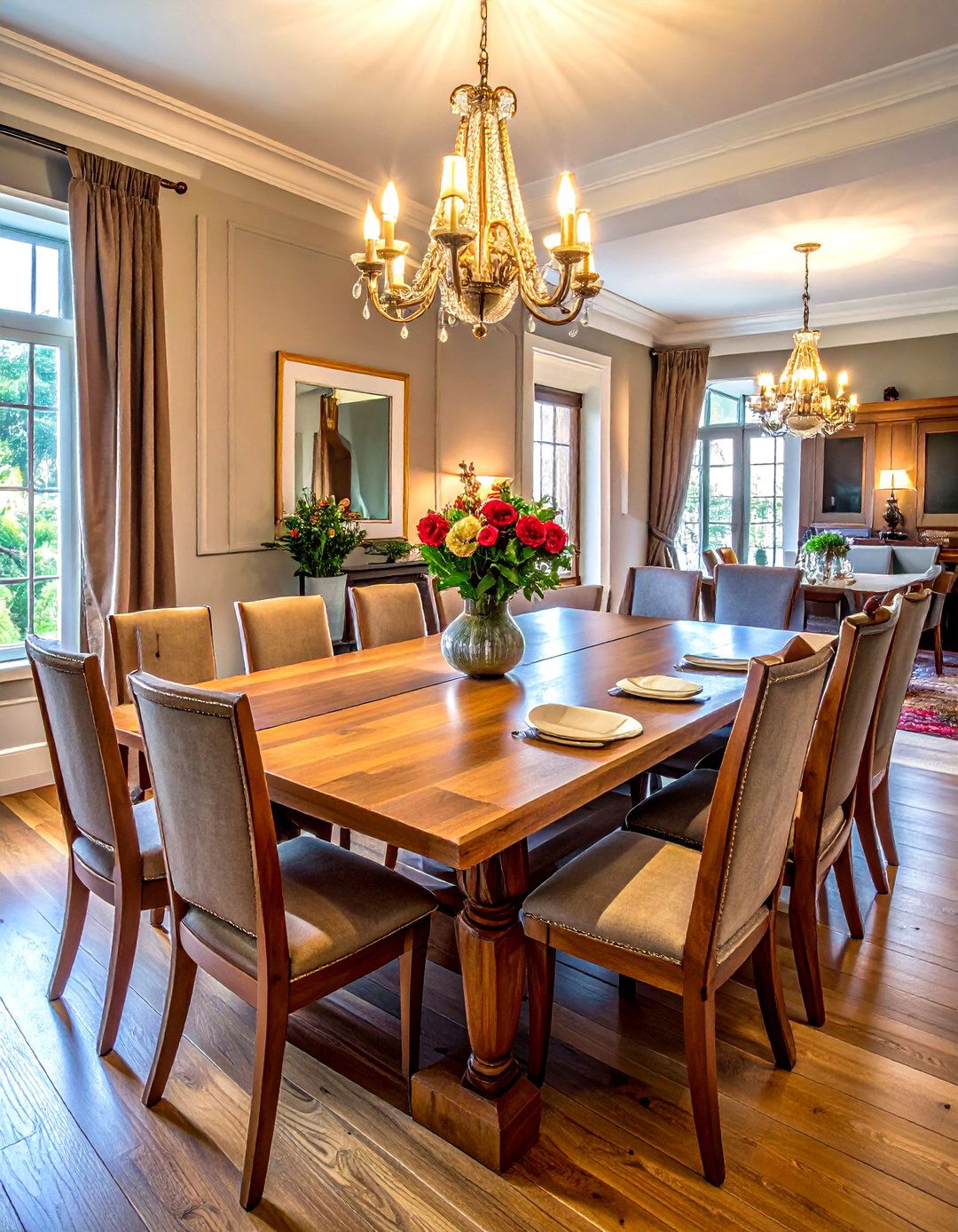 Extendable trestle table - 30 trestle dining table ideas