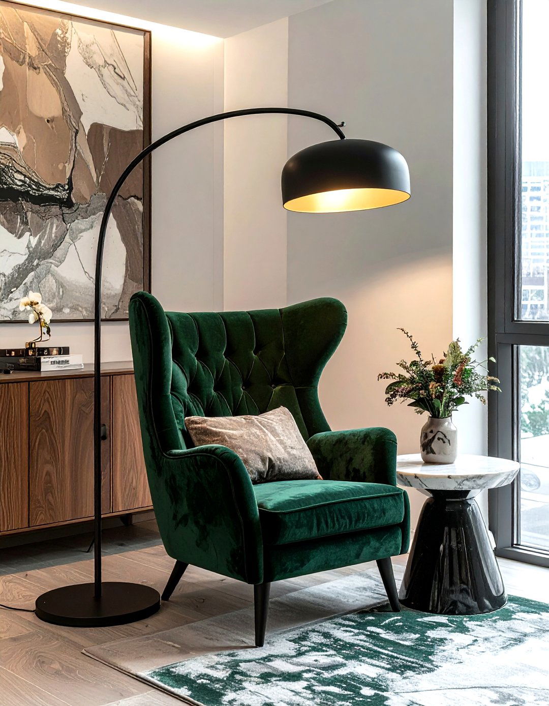 Extra Large Floor Lamp - 30 decor scale ideas