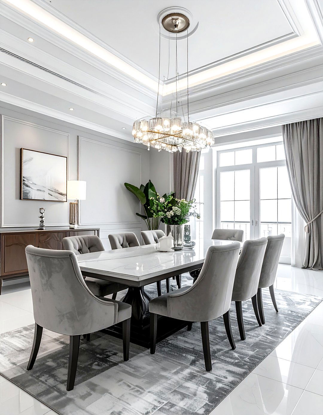 Extra Wide Crown Molding - 30 dining room crown molding ideas