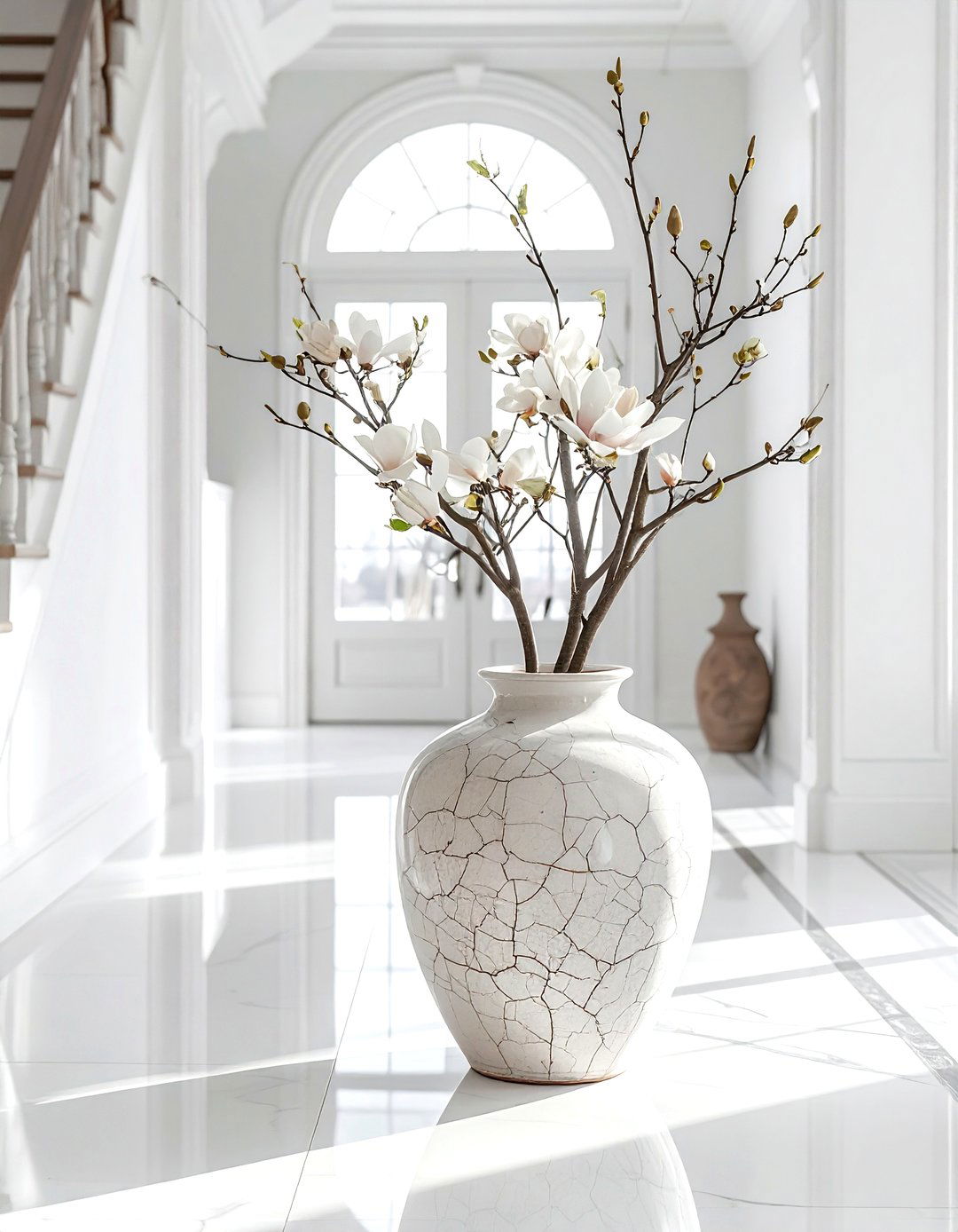 Extra large pottery vase foyer - 30 vase ideas