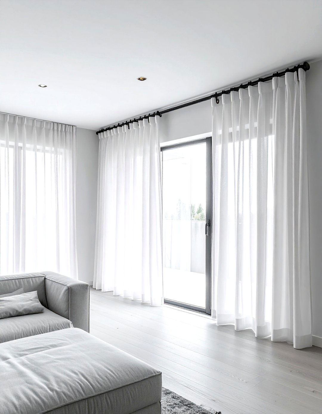 Extra long curtain rod - 30 curtain rod ideas