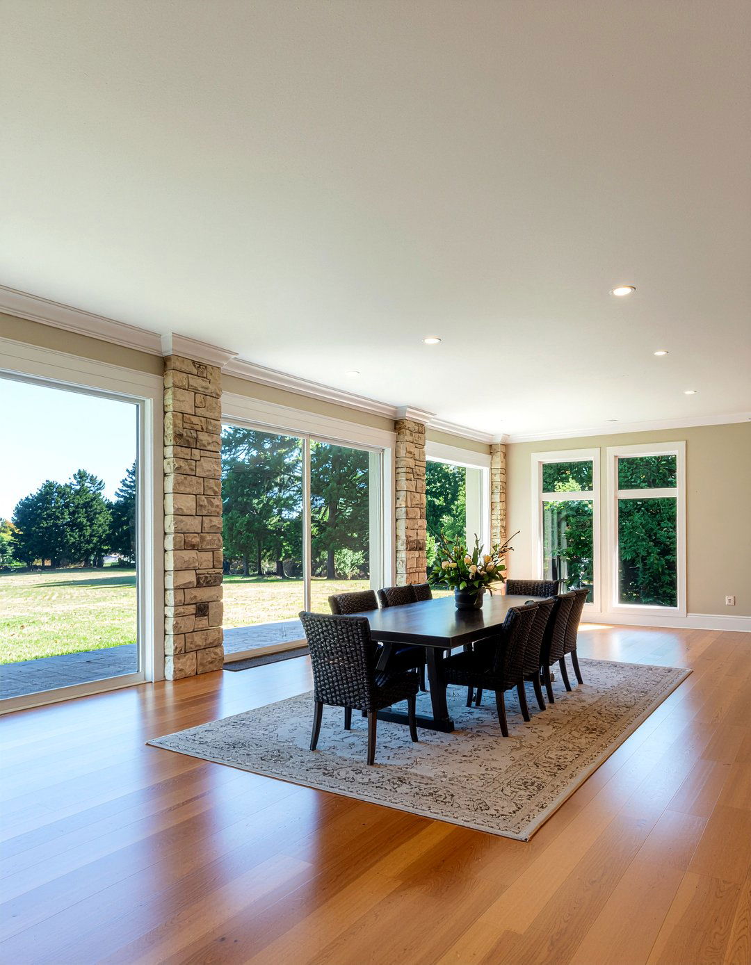 Extra tall crown molding - 30 dining room cornice ideas