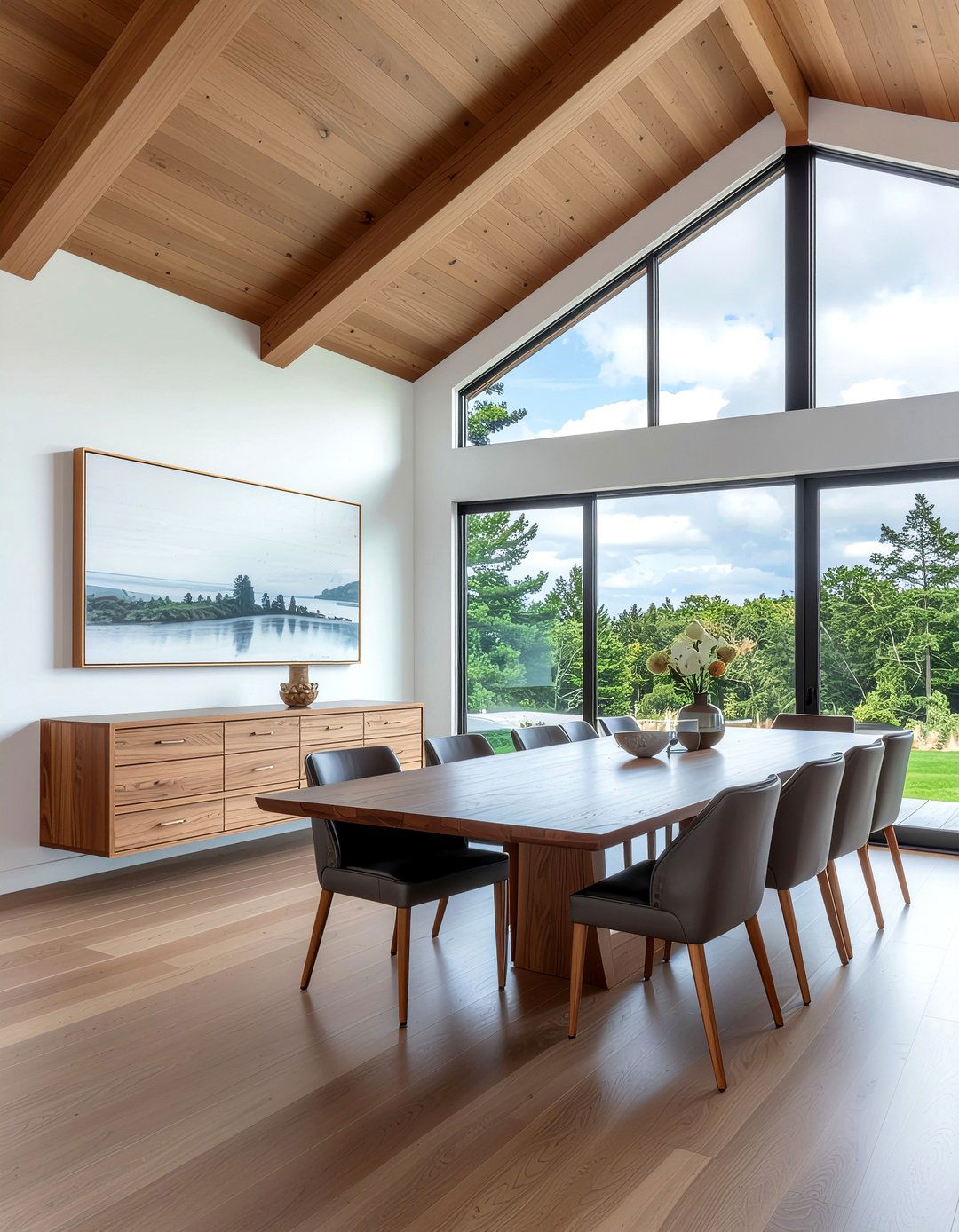 FSC certified wood furniture - 30 environmentally friendly dining room ideas