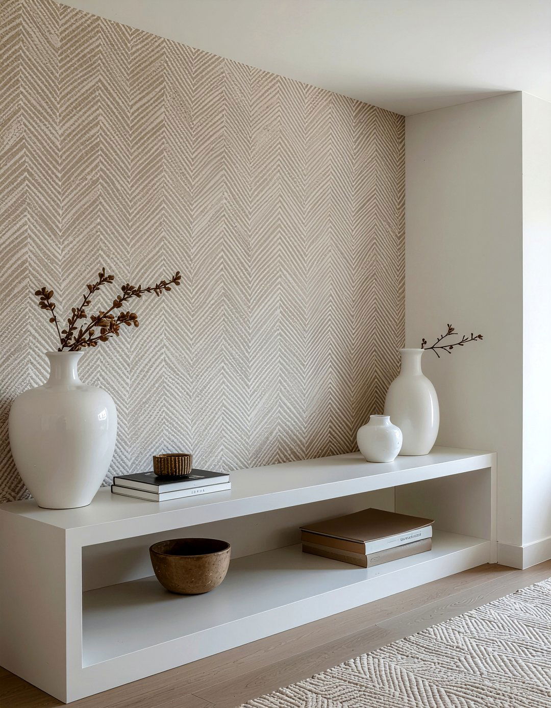 Fabric Bookshelf Backing - 30 fabric decor ideas