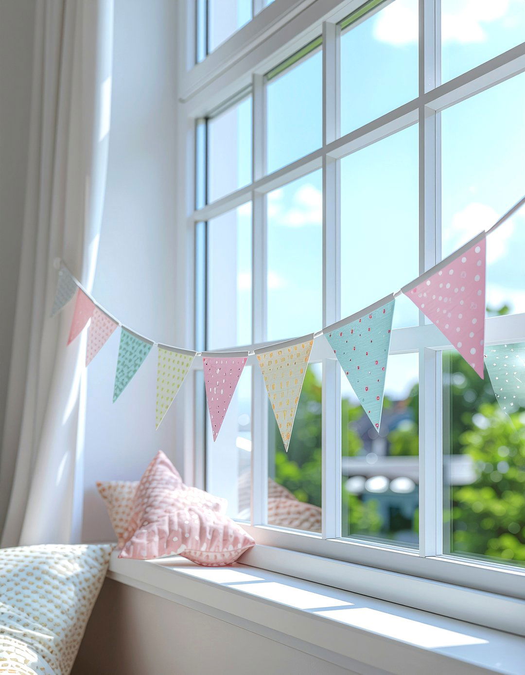 Fabric Bunting Banner - 30 fabric decor ideas