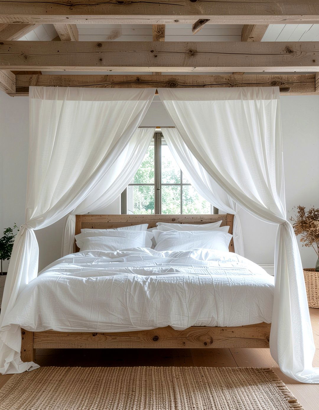 Fabric Canopy - 30 DIY bedroom ideas
