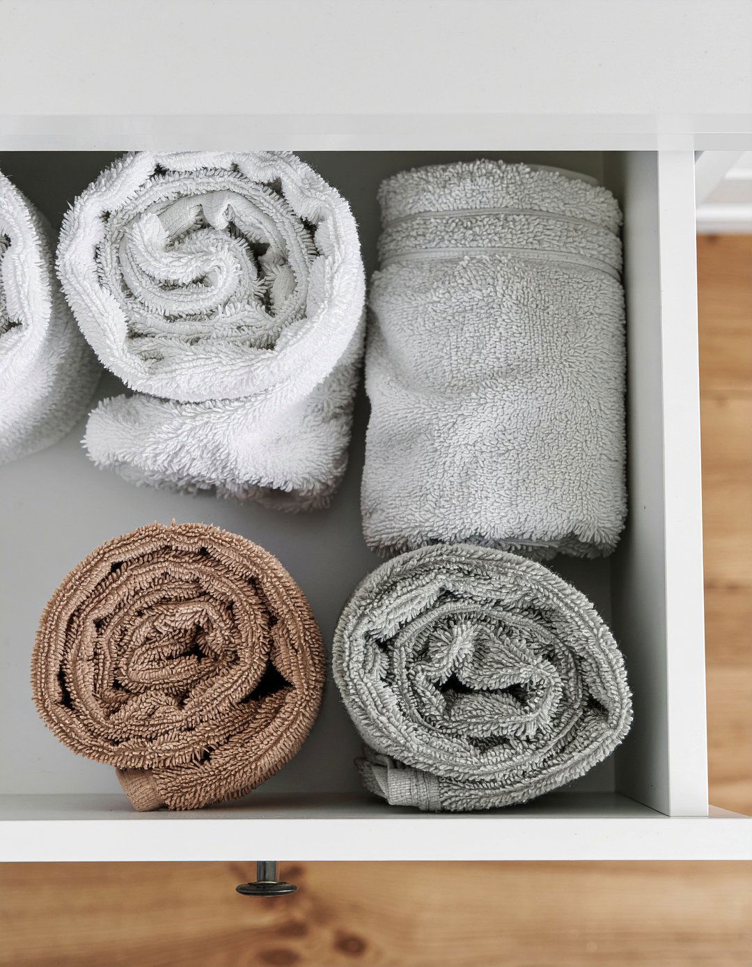 Fabric Drawer Bins - 30 bathroom drawer organizer ideas