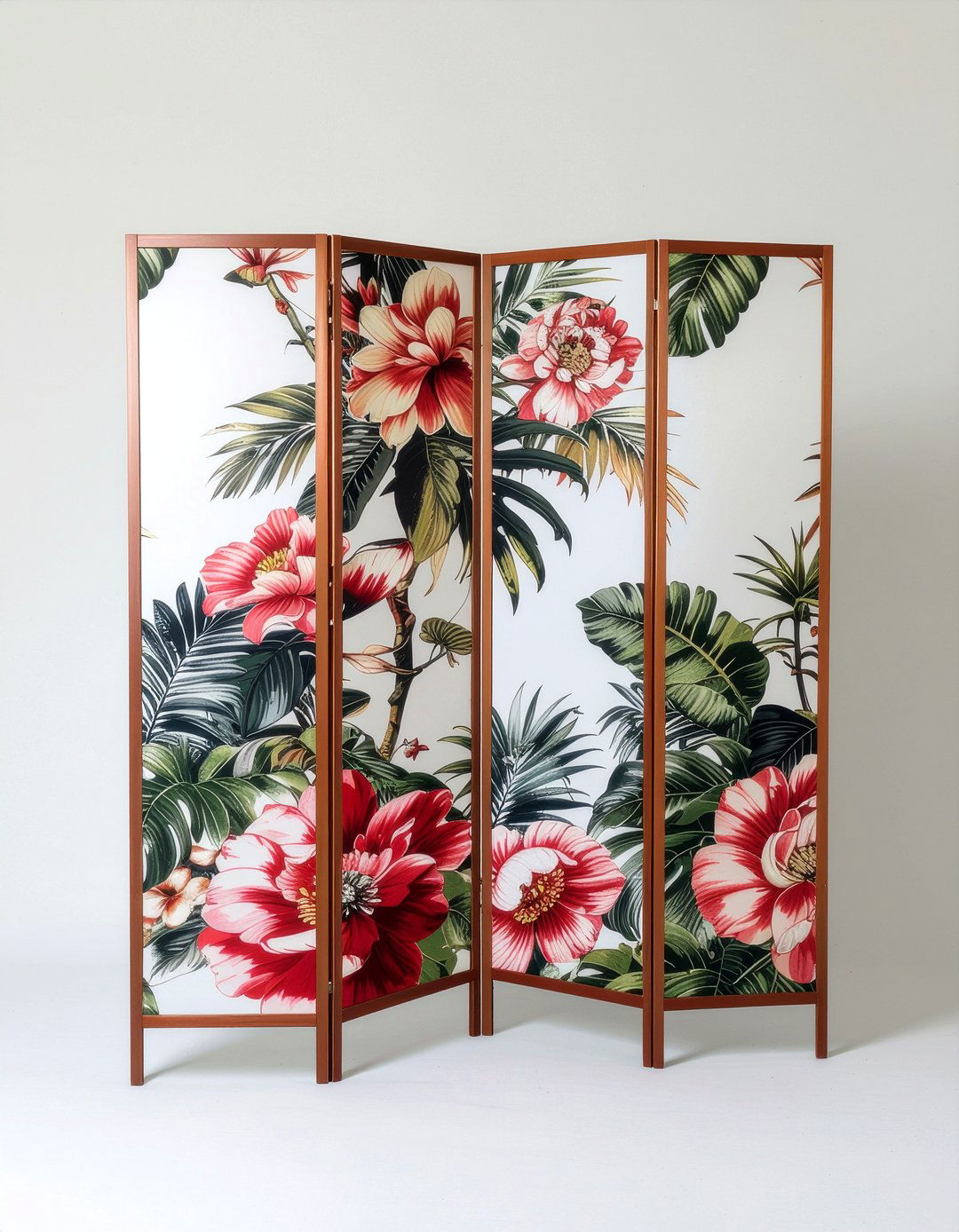 Fabric Folding Screen - 30 fabric decor ideas