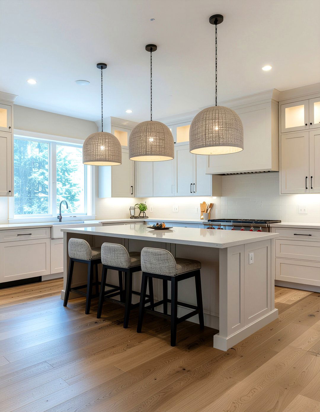 Fabric Kitchen Lighting - 30 curated kitchen ideas