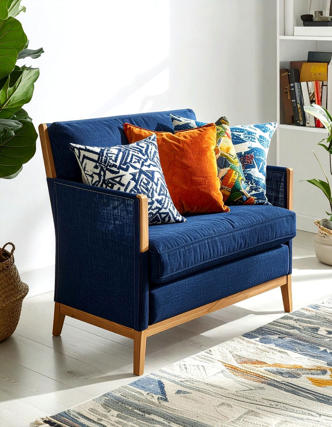 Fabric Magazine Holder - 30 living room magazine rack ideas