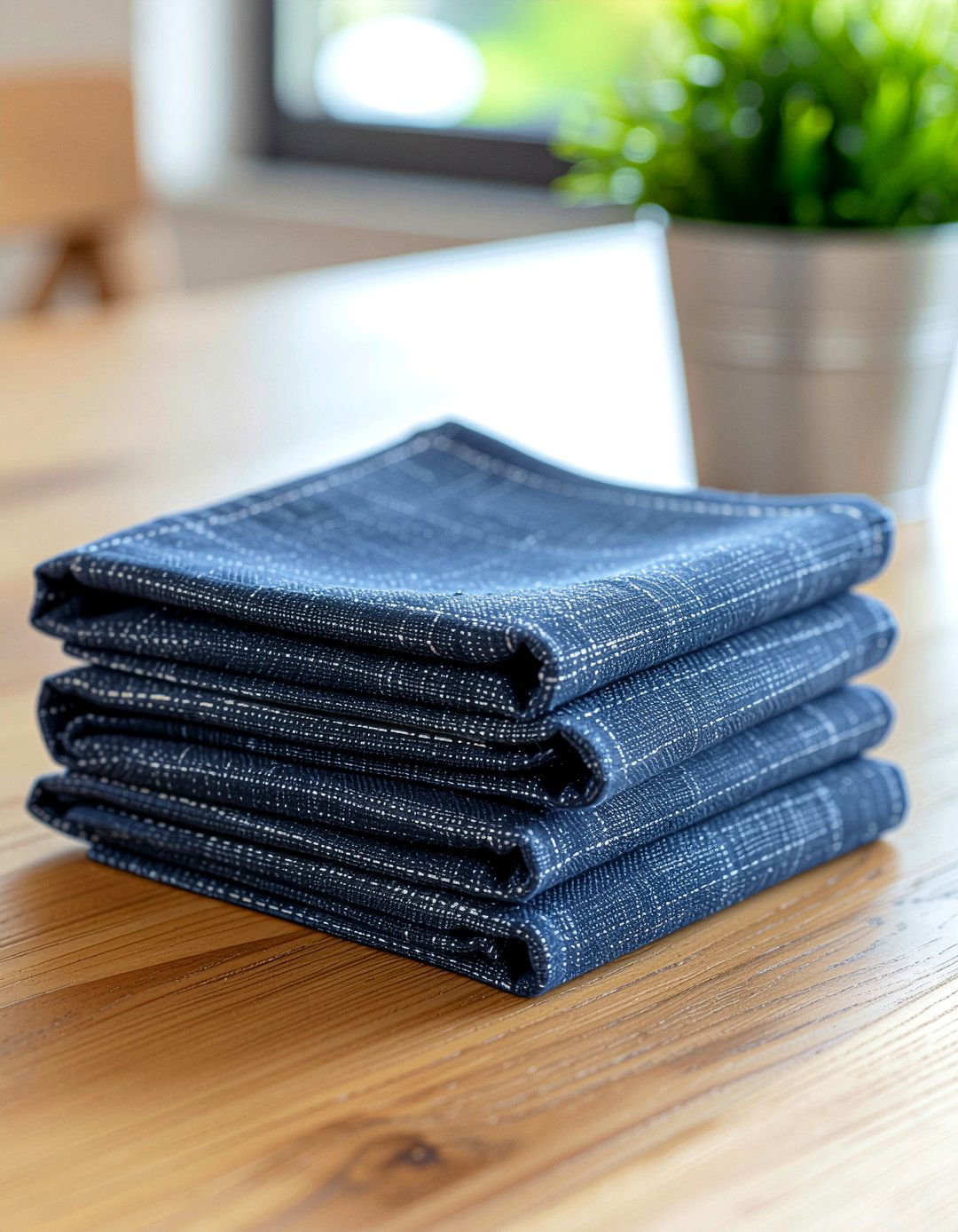 Fabric Napkin - 30 fabric decor ideas