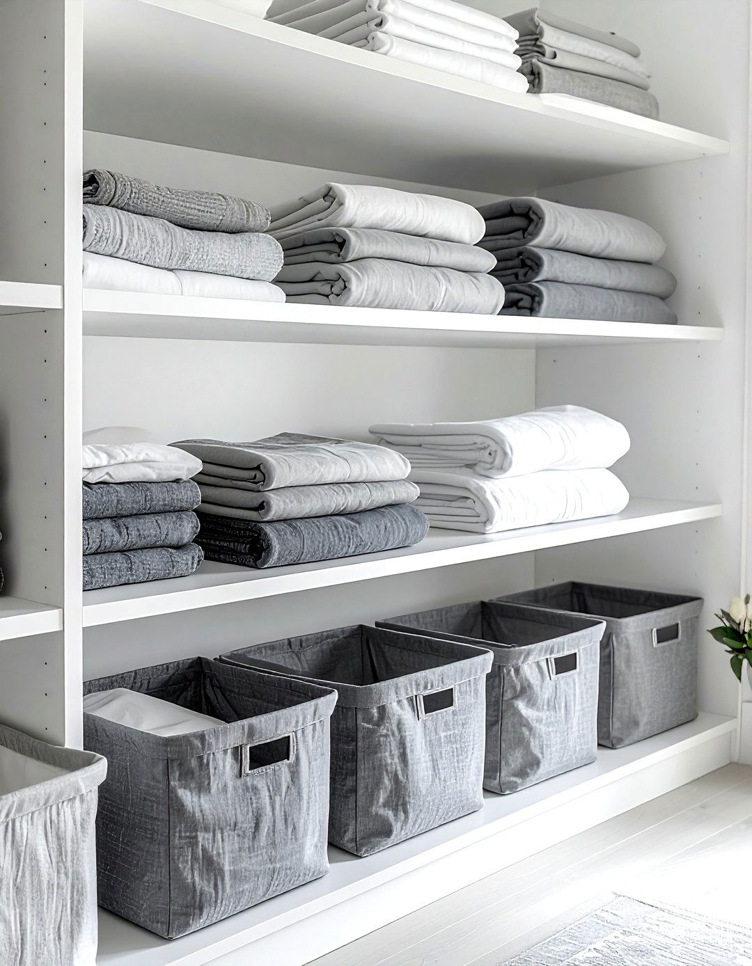 Fabric Storage Bins - 30 decorating hacks