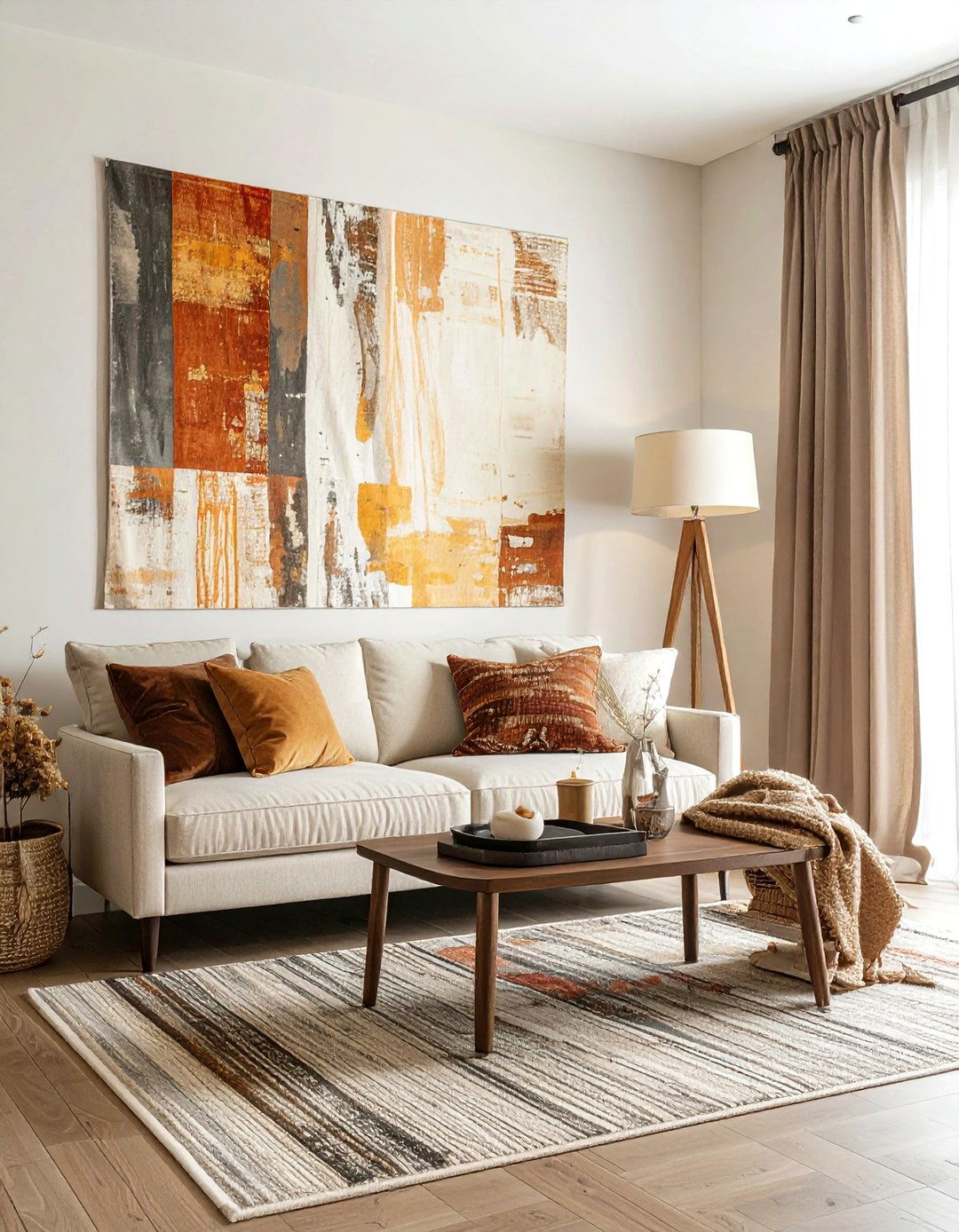 Fabric Wall Decor - 30 no damage decor ideas