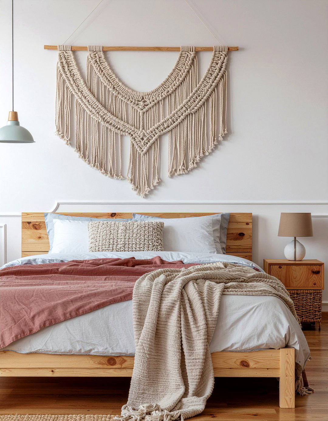 Fabric Wall Hanging - 30 bedroom feature wall ideas