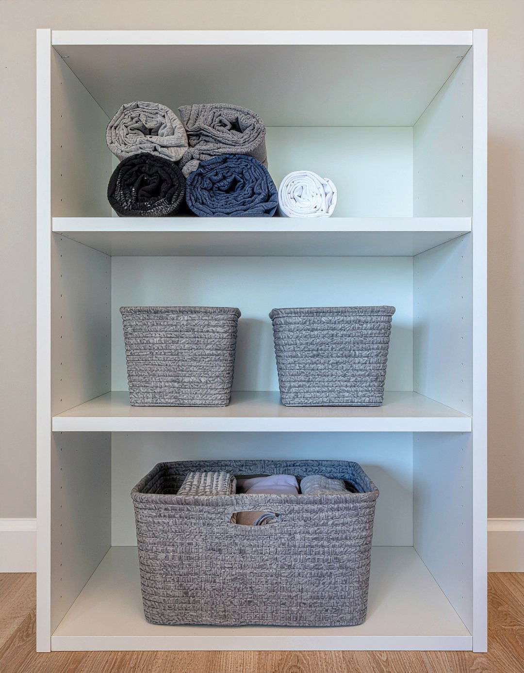 Fabric bin dividers - 30 bedroom closet dividers