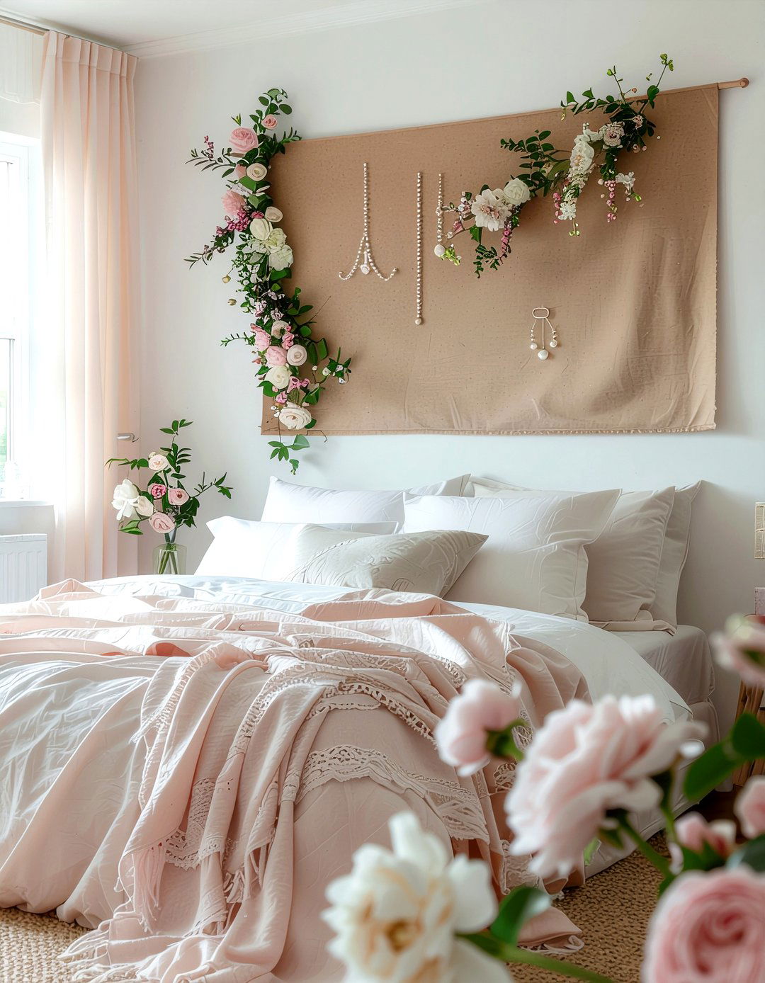 Fabric covered cork board - 30 bedroom cork boards