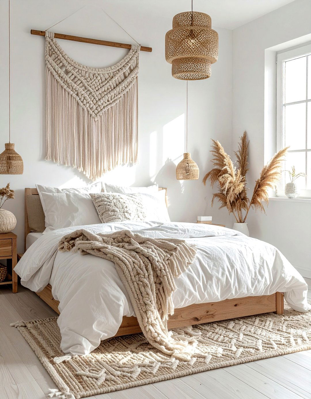 Fabric wall hanging - 30 removable bedroom ideas