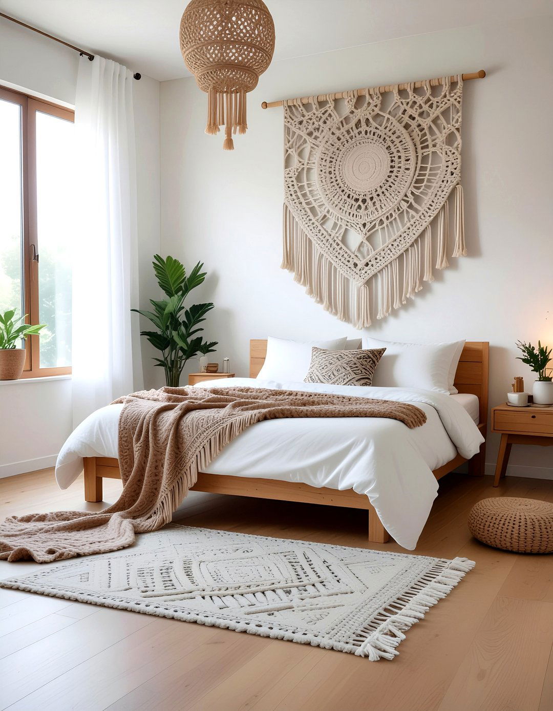 Fabric wall hanging - 30 renter bedroom ideas