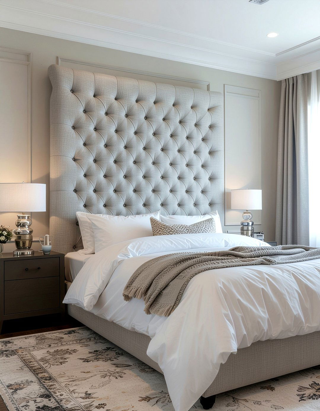 Fabric wall upholstery - 30 feature wall ideas