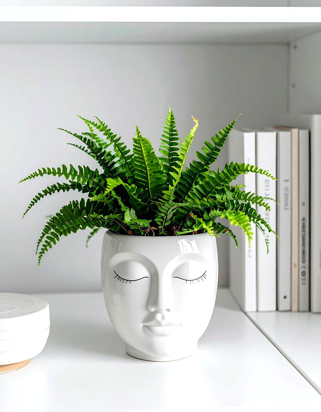 Face Shaped Planter - 30 ceramic planter ideas