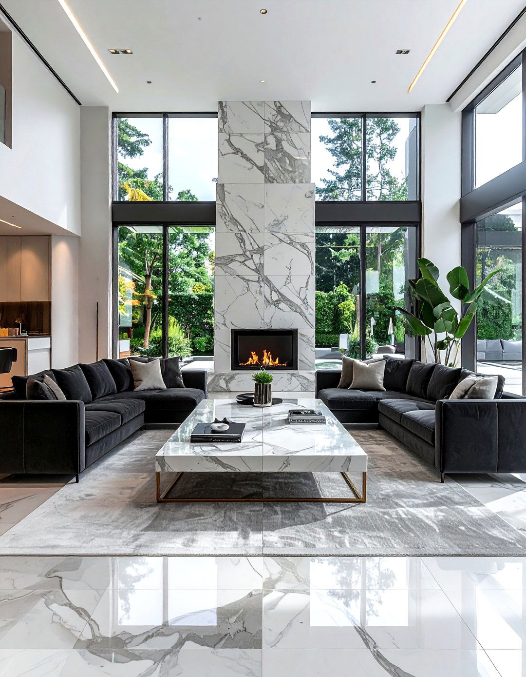 Face To Face Sofa Arrangement - 30 living room seating arrangements ideas