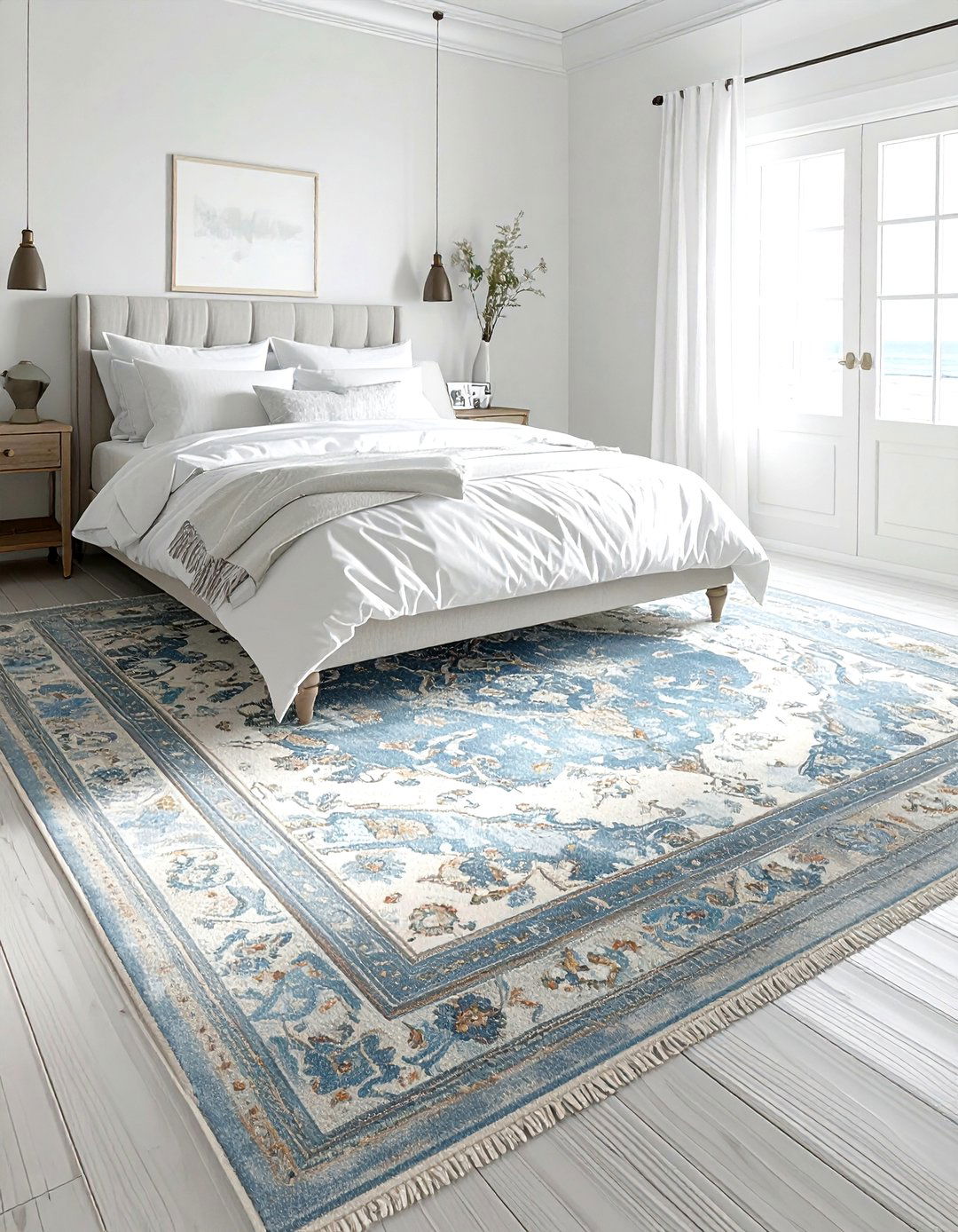 Faded medallion rug - 30 vintage rug ideas