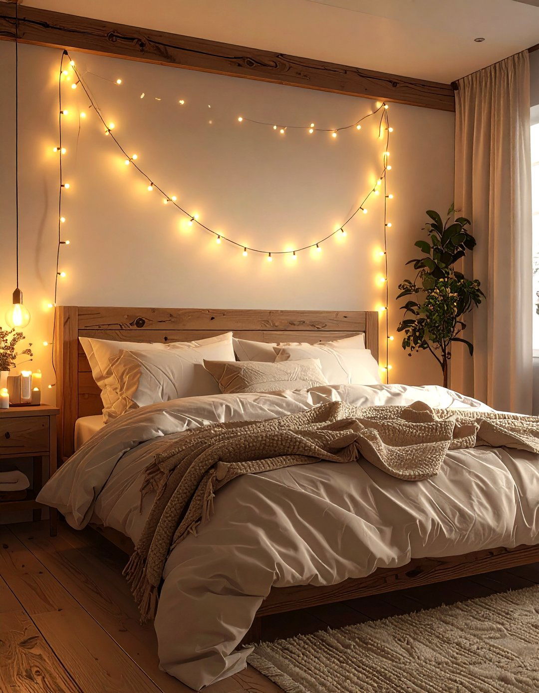 Fairy Light String - 30 temporary decor ideas