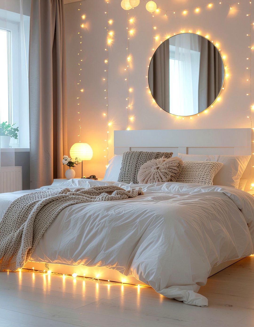 Fairy Lights For Bedroom Wall - 30 bedroom lighting ideas