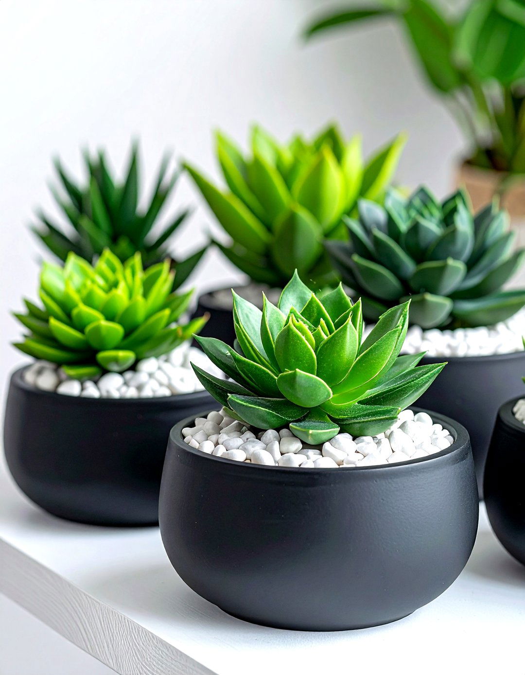 Fake succulent planter - 30 dollar store decor ideas