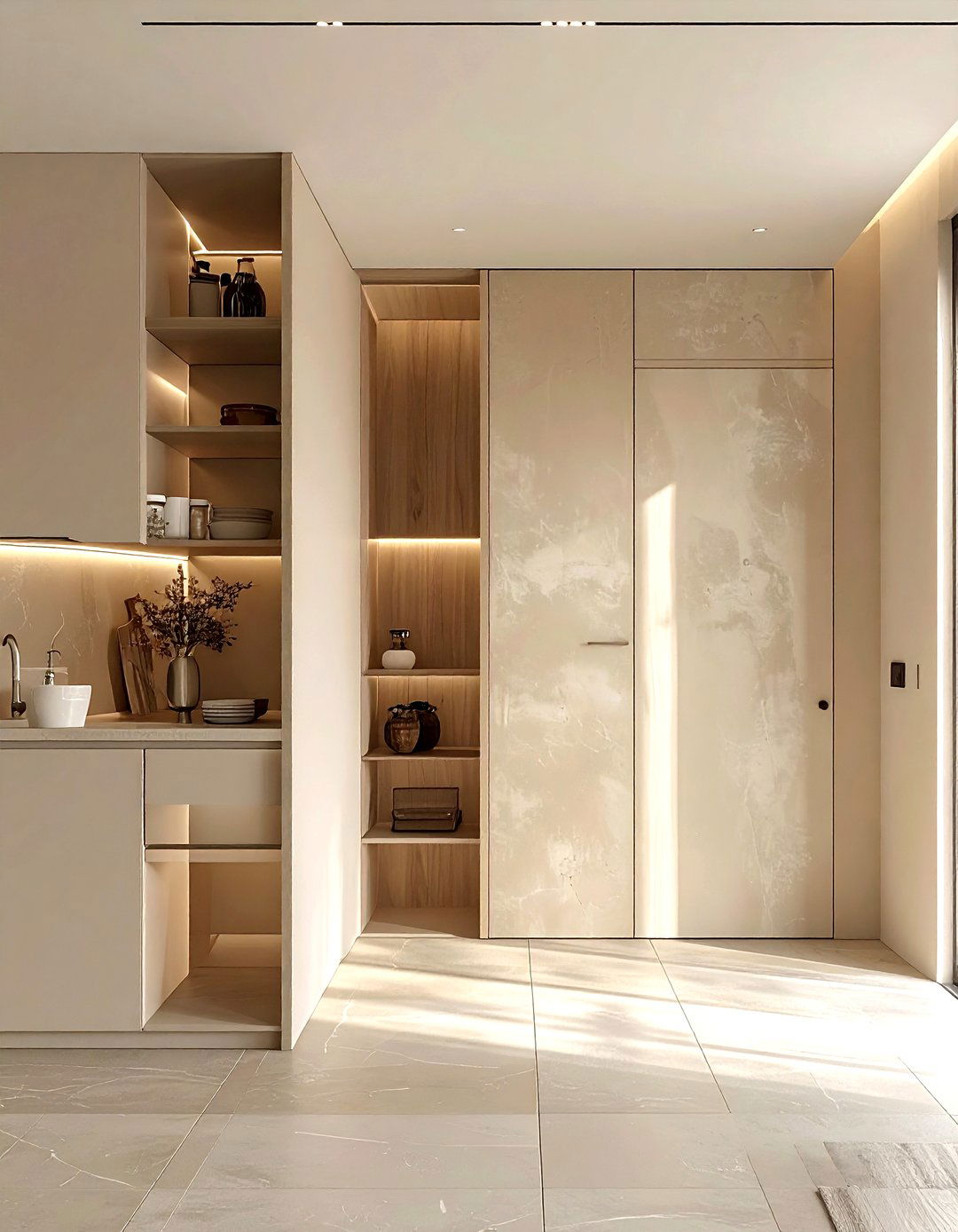 False Wall Pantry - 30 hidden pantry kitchen ideas