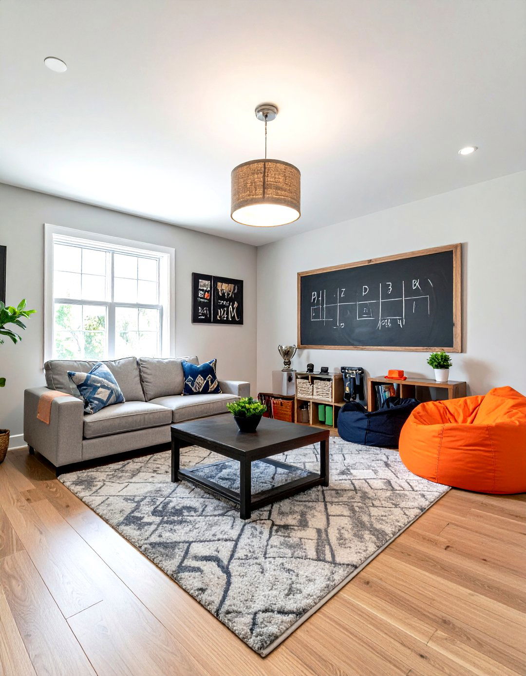 Family Friendly Sports Living Room - 30 sports themed living room ideas