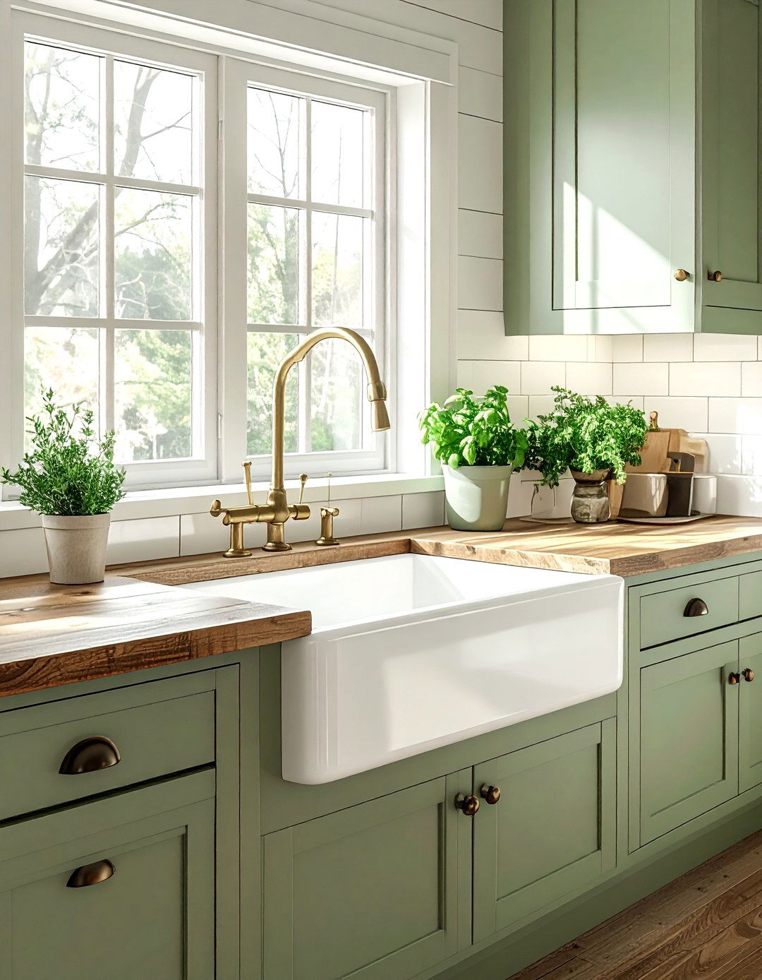 Farmhouse Apron Sink - 30 vintage kitchen ideas