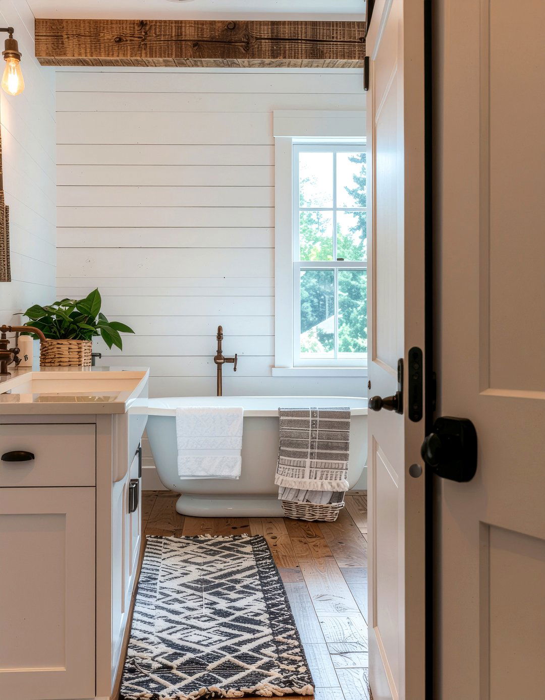 Farmhouse Bathroom - 30 bathroom inspo ideas