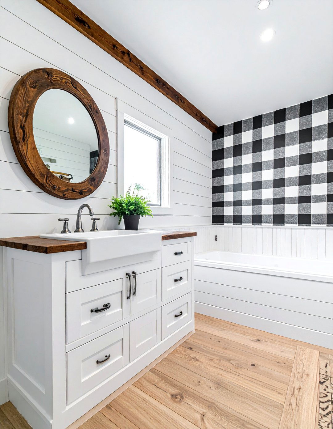 Farmhouse Bathroom Wainscoting - 30 bathroom wainscoting ideas
