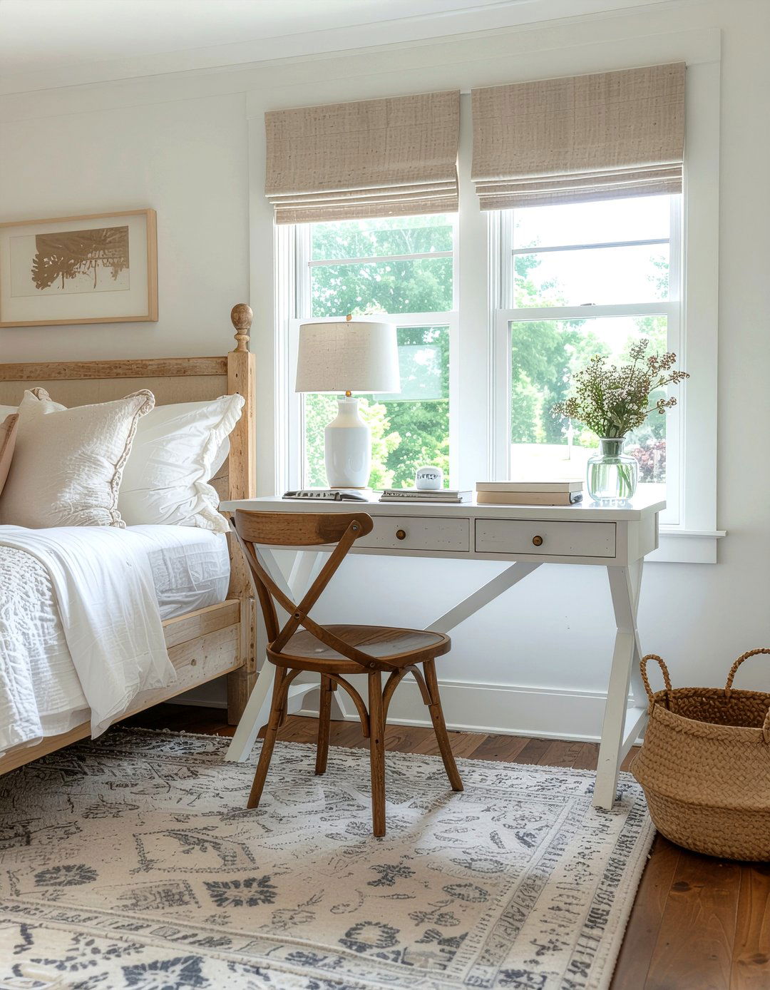 Farmhouse Bedroom Desk - 30 bedroom desk ideas
